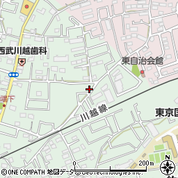 埼玉県川越市的場2440-17周辺の地図