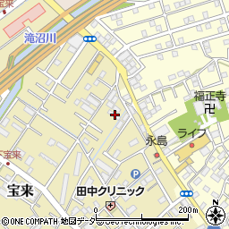 埼玉県さいたま市西区宝来1505周辺の地図