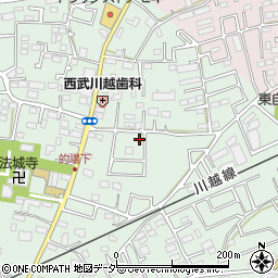 埼玉県川越市的場2444-2周辺の地図