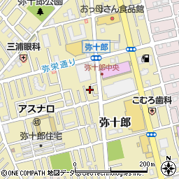 埼玉県越谷市弥十郎712周辺の地図