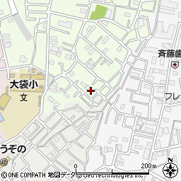 埼玉県越谷市恩間56-12周辺の地図