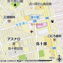 埼玉県越谷市弥十郎714周辺の地図