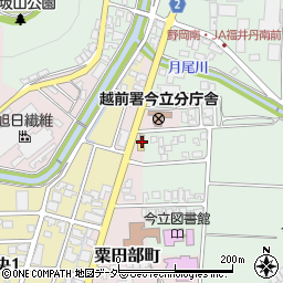 ファミリーマート粟田部店周辺の地図