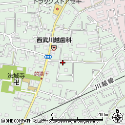 埼玉県川越市的場2444-1周辺の地図