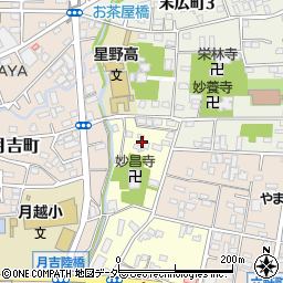 埼玉県川越市三光町27周辺の地図