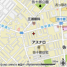 ヒナノ珈琲 越谷店周辺の地図