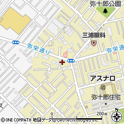 埼玉県越谷市弥十郎90周辺の地図