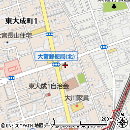 ニッポンレンタカー北大宮営業所周辺の地図