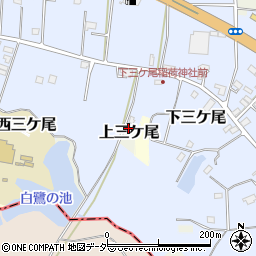 千葉県野田市上三ケ尾9周辺の地図