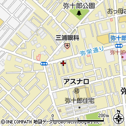 埼玉県越谷市弥十郎699周辺の地図