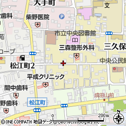 埼玉県川越市三久保町周辺の地図