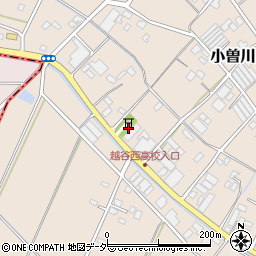 埼玉県越谷市小曽川493周辺の地図