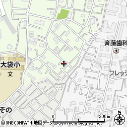 埼玉県越谷市恩間56-9周辺の地図