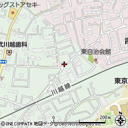 埼玉県川越市的場2439-7周辺の地図