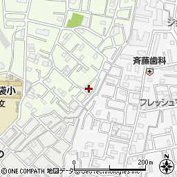 埼玉県越谷市恩間55-19周辺の地図