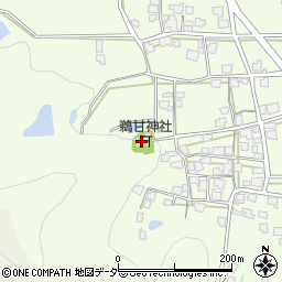 鵜甘神社周辺の地図