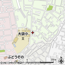 埼玉県越谷市恩間21周辺の地図