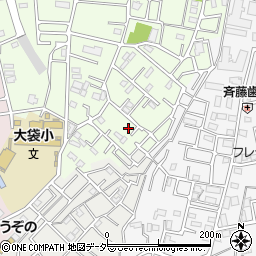 埼玉県越谷市恩間56-3周辺の地図