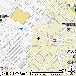埼玉県越谷市弥十郎119-15周辺の地図