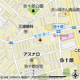 埼玉県越谷市弥十郎705周辺の地図