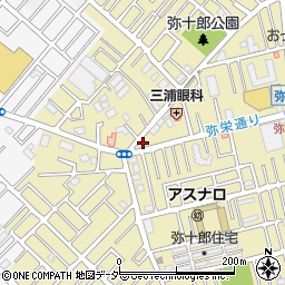 埼玉県越谷市弥十郎692周辺の地図