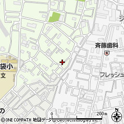 埼玉県越谷市恩間55-32周辺の地図