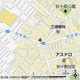 埼玉県越谷市弥十郎94周辺の地図