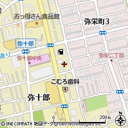 埼玉県越谷市弥十郎395周辺の地図