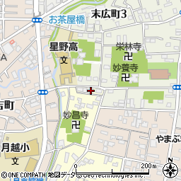 埼玉県川越市三光町26周辺の地図