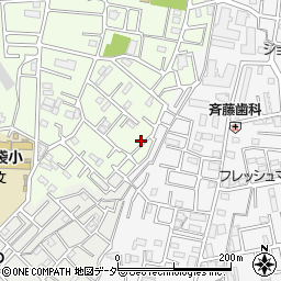 埼玉県越谷市恩間55-33周辺の地図