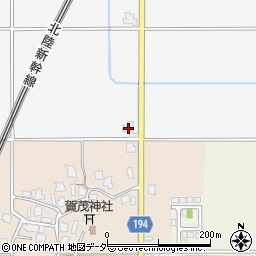 福井県越前市中新庄町36周辺の地図