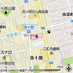 埼玉県越谷市弥十郎375周辺の地図