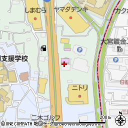 パチンコプラザラ・カータ大宮店周辺の地図