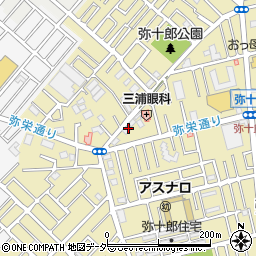 埼玉県越谷市弥十郎913周辺の地図