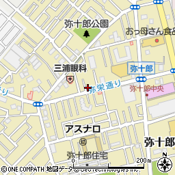 埼玉県越谷市弥十郎685-14周辺の地図
