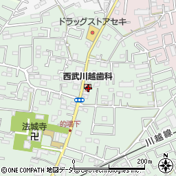 埼玉県川越市的場2418周辺の地図