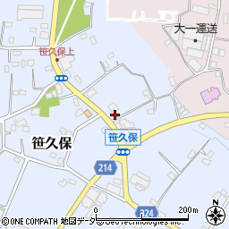 埼玉県さいたま市岩槻区笹久保845周辺の地図