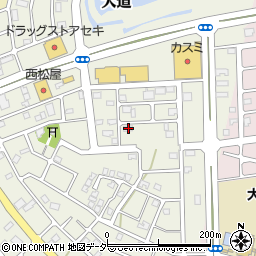 埼玉県越谷市大道190周辺の地図