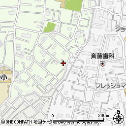 埼玉県越谷市恩間55-43周辺の地図