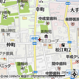 山崎美術館周辺の地図