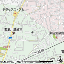 埼玉県川越市的場2424-6周辺の地図