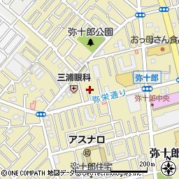 埼玉県越谷市弥十郎685-12周辺の地図