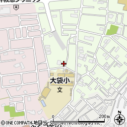 埼玉県越谷市恩間35周辺の地図