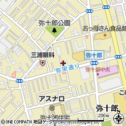 埼玉県越谷市弥十郎683-9周辺の地図