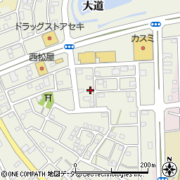 埼玉県越谷市大道187周辺の地図