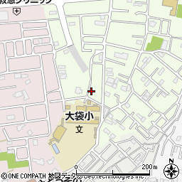 埼玉県越谷市恩間32-3周辺の地図