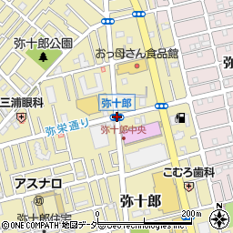 弥十郎周辺の地図