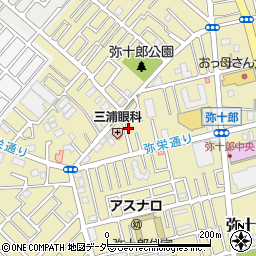 埼玉県越谷市弥十郎686-6周辺の地図