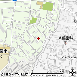 埼玉県越谷市恩間112周辺の地図
