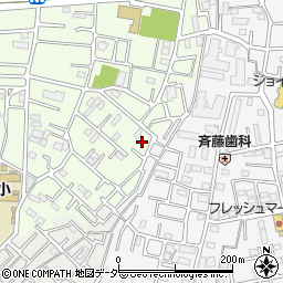 埼玉県越谷市恩間55-47周辺の地図